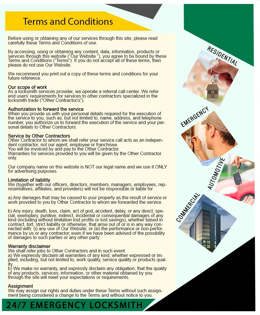Philadelphia Local 24 Hr Locksmith Philadelphia, PA 215-337-3985 - terms-and-condition-68-19mod